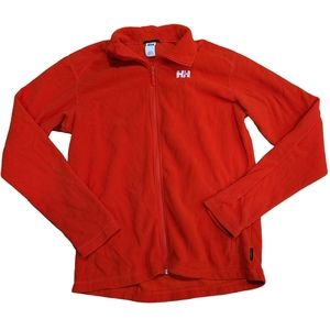 Helly Hansen Women's Red/Orange Full-Zip Fleece Jacket